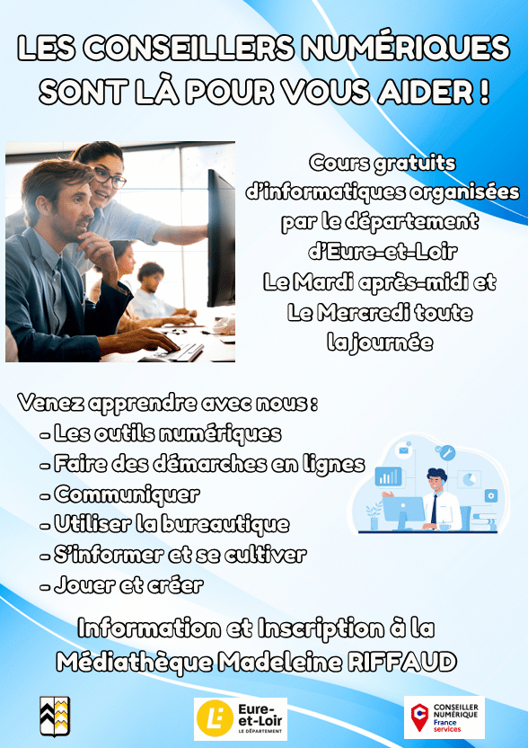 Affiche conseillers numériques